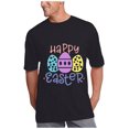 thumbnail image 3 of JeashCHAT Easter Shirts for Women Bunny Rabbit Egg Print 2021 Easter Eggs Happy Easter Print Men And Women Loose Plus Size Short Sleeves, 3 of 7