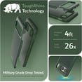 thumbnail image 2 of TUDIA MergeGrip OnePlus Nord 4 5G Étui Double Couche Robuste - Vert Pin, 2 of 6