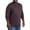 MERLOT HEATHER, variant on Harbor Bay by DXL Big and Tall Men's Wicking No-Pocket Long-Sleeve Tee Shirt, Granite Heather, 2XL