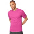 thumbnail image 2 of Hanes Cool DRI TAGLESS Men`s T-Shirt, XS, Wow Pink, 2 of 4