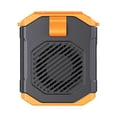 thumbnail image 1 of Ventilador portátil de cintura con clip para cinturón, manos libres, recargable, personal, para senderismo Naranja, 1 of 9