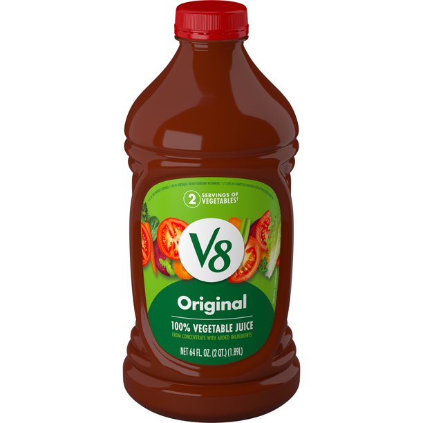 V8 Original 100 Vegetable Juice, 64 fl oz Bottle