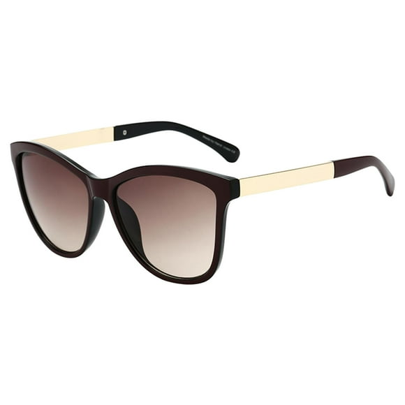 Gafas de sol para mujer, estilo clásico y elegante Marco negro granate