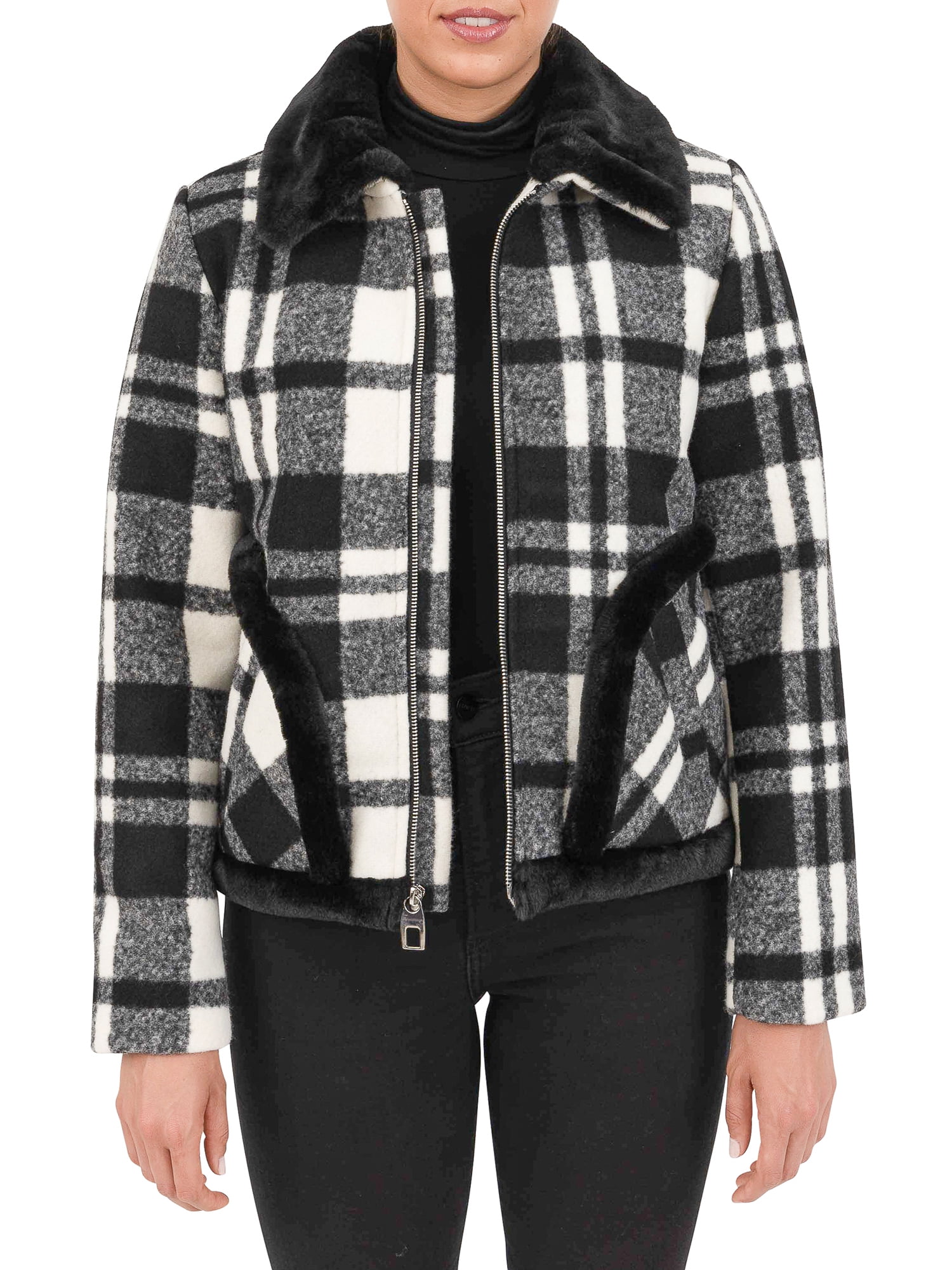 bomber jacket checkered