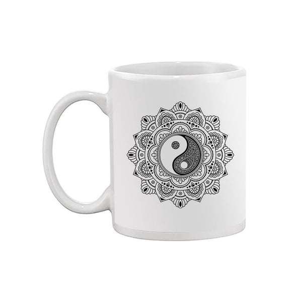 Yin-Yang Inside Of A Mandala Mug  -Image by Shutterstock,