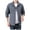Grey, variant on Men's Stand Collar Track Jacket, Hoodless Breathable Long Sleeve, Lightweight Thin Sports Coat for Daily Wear