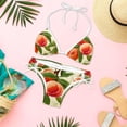 thumbnail image 6 of Peach Stylish Bikini Set with Detachable Sponge & Adjustable Strap, 2-Pack One-Piece Swimsuits for All Scenes, 6 of 6