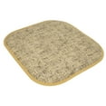 thumbnail image 4 of Broadway Memory Foam No Slip Back 16 x 16 Chair Pad Cushion 6 Pack - Camel-Brown, 4 of 6