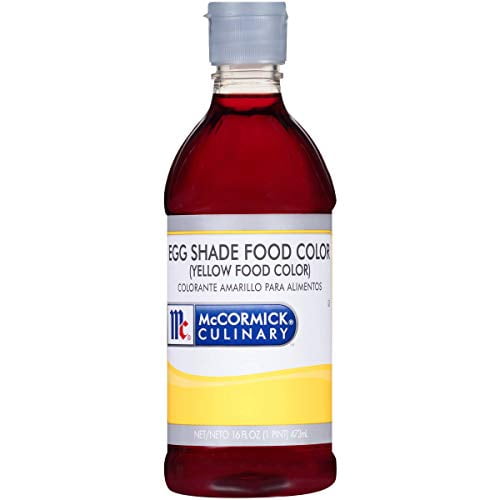 Mccormick Culinary Yellow (Egg Shade) Food Color, 1 PT - Case of 6
