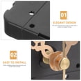 thumbnail image 3 of WHAMVOX  Reverse Clock Movement Motor Replacement Hands Kit Wall Office Work Golden, 3 of 8