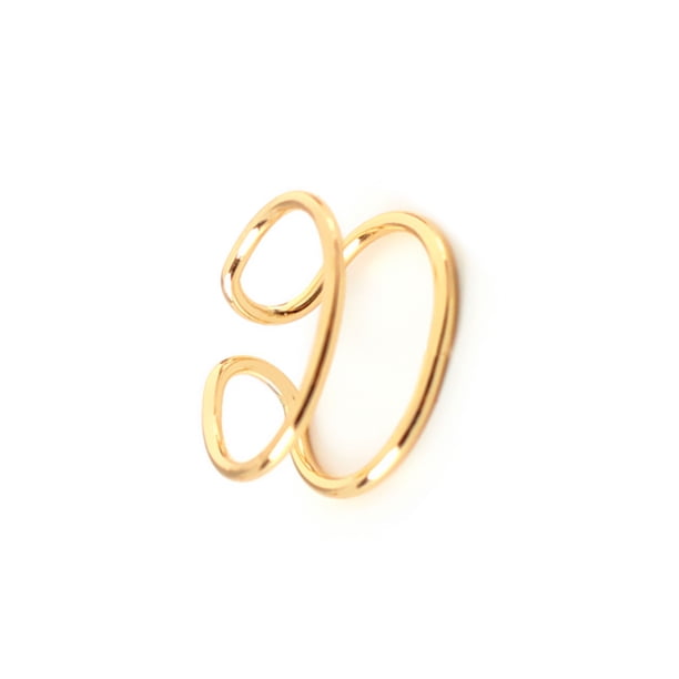 Anillo de Aleación Abierto Sonducket Moda de Viaje Oro