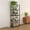 Espresso & Black, variant on HOMLUX 5-Tier 57.4" Open Shelf Bookcase, Compact Storage Bookshelf for Living Room Bedroom Office, Light Cherry & Black