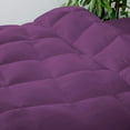 thumbnail image 6 of D.N.G. BEDDINGS Deluxe All Seasons King/Cal King Size 800 Thread Count, Solid Plum Down Alternative 1 Piece Box Design Comforter Set 100% Egyptian Cotton, 6 of 6
