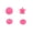 01 Dark Pink, variant on 20set Heart/Star Shaped Plastic Snap Button Fastener Buttons Garment Accessories for Clothes Clips Buttons