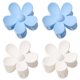 thumbnail image 1 of 4 pinzas para el pelo de flores grandes, pinzas para garras con pétalos de margaritas grandes, pasadores florales mate, color mixto 4, 1 of 5