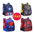 thumbnail image 2 of Mochilas de dibujos animados de Disney en 3D de Spiderman, Capitán América, mochilas escolares de superhéroes para niños, niñas, estudiantes, figuras de acción de anime de moda, 2 of 5