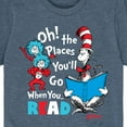 thumbnail image 3 of Dr. Seuss - Oh! Places You'll Go When You Read - Youth Short Sleeve Graphic T-Shirt, 3 of 6