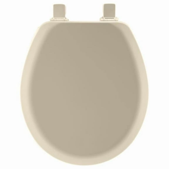 Toilet Seat Round Wound, Bone