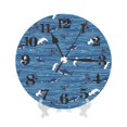 thumbnail image 7 of Kdxio Clock number Print Wall Clock,10 Inch Battery Operated Wall Clocks,Silent Non Ticking Small Analog Clock for Living Room,Office,Home,Bedroom,Kitchen,Bathroom, 7 of 7
