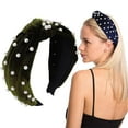 thumbnail image 4 of Diadema De Perlas, Diadema Antideslizante, Aros Para El Cabello, Diadema De Plástico Multicolor Para Mujer, Tocado Vintage, Buena Elasticidad Para Mujer Monstrate CE008224-02, 4 of 6