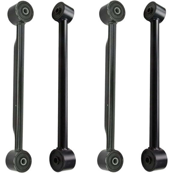 Detroit Axle - Rear 4pc Control Arms for Buick Rainier Chevy Trailblazer EXT SSR GMC Envoy XL Isuzu Ascender Oldsmobile Bravada Saab 9-7x, 4 Lower and Upper Control Arms Assembly Replacement