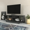 thumbnail image 3 of Asal 47" Modern Metal Wood TV Stand for 55 inch TV Marble Black, 3 of 5