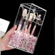 thumbnail image 4 of Stackable transparent plastic finishing, finishing cosmetics and beauty products on the dresser, 4 of 4