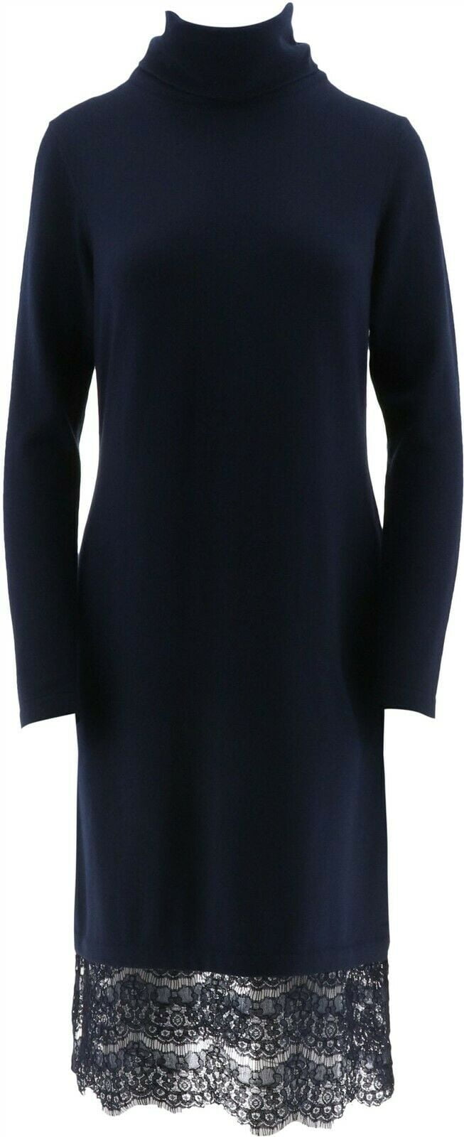 Isaac Mizrahi Turtleneck Sweater Dress 