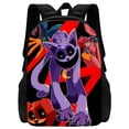 thumbnail image 1 of Nueva mochila escolar de tamaño completo con animales sonrientes del capítulo 3 de Poppy, 1 of 2