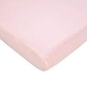 American Baby Co. Supreme Cotton Fitted Mini Crib Sheet, Pink