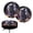 Black Cat Pumpkin, variant on HUIACONG Stretch Bar Stool Saddle Padded Seat Covers for Kitchen Bathroom, Soft Fabric Waterproof Round Bar Stool Cushion Padded Cover with Dustproof