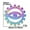 Circle Eye Charms, variant on 5Pcs Stainless Steel Evil Eye Charms Third Eye Sun Pendant For Jewelry Making-Heart Eye Charms