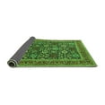 thumbnail image 2 of Ahgly Company Indoor Rectangle Oriental Green Industrial Area Rugs, 4' x 6', 2 of 4