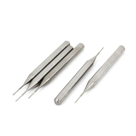 

Unique Bargains 5pcs 3.175mm Shank 0.5mm Cutting Dia Tungsten Carbide PCB End Mill Cutter Tool