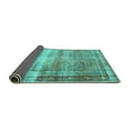 thumbnail image 2 of Ahgly Company Indoor Rectangle Persian Turquoise Blue Traditional Area Rugs, 7' x 10', 2 of 4