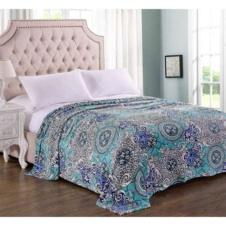 - Lush Elegance King Size Extra Soft Modern Art Microplush Blanket (102
