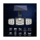 thumbnail image 2 of "Lámpara Solar 138 Led Gran Iluminación Garaje Jardín Control Lab.G, Negro", 2 of 5