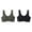 Black Bras for Women, variant on Womens Sports Bras 2 Packs AB Cup No Underwire Bras Seamless Padded Lightweight Sport Bras for Women