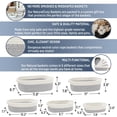 thumbnail image 2 of 5-Piece Rectangle Natural Cotton Rope Woven Storage Basket Set, Small Organizer Bins for Montessori, Baby Nursery, Dog & Cat Toys, Bathroom Storage, 2 of 8