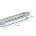 thumbnail image 4 of 3 in 1 Shoes Rack Wall-Mounted Slippers Storage Rack Towel Storage Shelf Fodable Rack Grey, 4 of 7