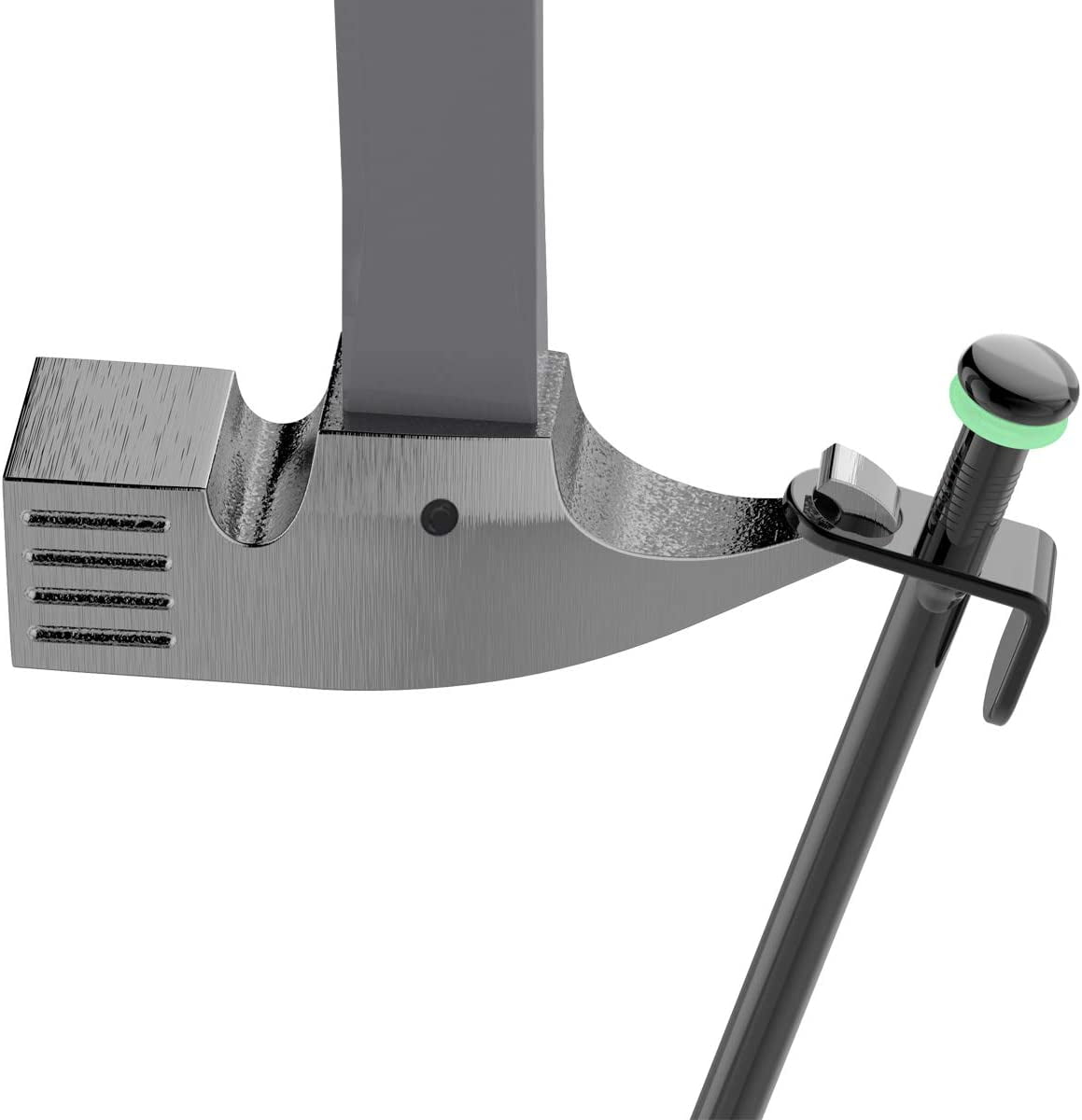 RGHJAR-Professional Camping Hammer with Stake Puller - 17oz Multi-Functional Tent Mallet for Outdoor Use, Anti-Slip Rubber Grip & Safety Lanyard