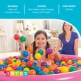 thumbnail image 3 of Intex 100-Pack Large Plastic Multi-Colored Fun Ballz For Ball Pits Bounce House, 3 of 10