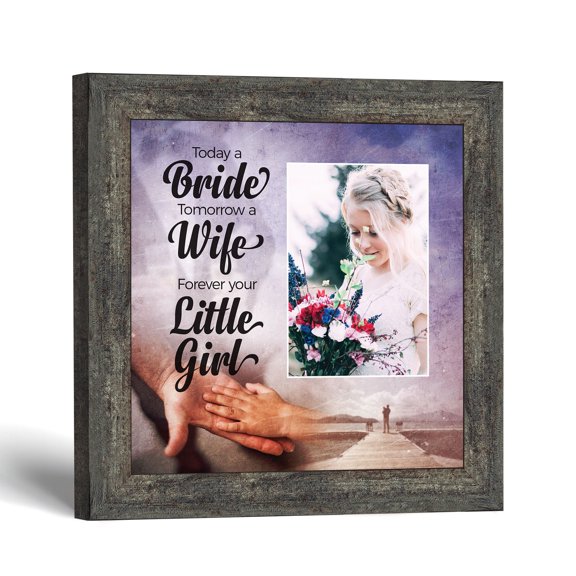 Father of the Bride Gifts, Dad Photo Frame, Wedding Keepsake