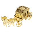 thumbnail image 2 of Wedding Carriage Favor Boxes Chocolate Treat Boxes Gift Boxes Wedding Favors Gifts For Events Evening and Parties(Golden), 2 of 5
