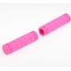 thumbnail image 3 of Puños ergonómicos de goma para manillar de bicicleta de montaña. Cubierta antideslizante para manillar de MTB. Rosado, 3 of 8