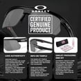 thumbnail image 6 of Oakley OO9400 Bisphaera Rectangle Shaped Polarized Sunglasses for Men & Women - Includes Official Eyewear Kit - Matte Black Frame with Prizm Black Lens, 6 of 6