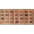 thumbnail image 1 of Ahgly Company Machine Washable Indoor Rectangle Traditional Sandy Brown Area Rugs, 7' x 9', 1 of 7
