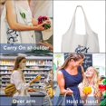 thumbnail image 3 of Canvas Tote Bags with Inner Pocket Reusable Grocery Bags Bulk Reusable Shopping Bags Large Capacity Machine Washable, 3 of 4