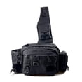 thumbnail image 1 of Bolsa de pesca Mochila de pesca multibolsillo impermeable de un solo hombro para exteriores, 1 of 7