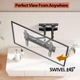 thumbnail image 4 of Soporte de pared para TV SJBRWN Full Motion, pantallas planas/curvas de 26-65 pulgadas, 4 of 9